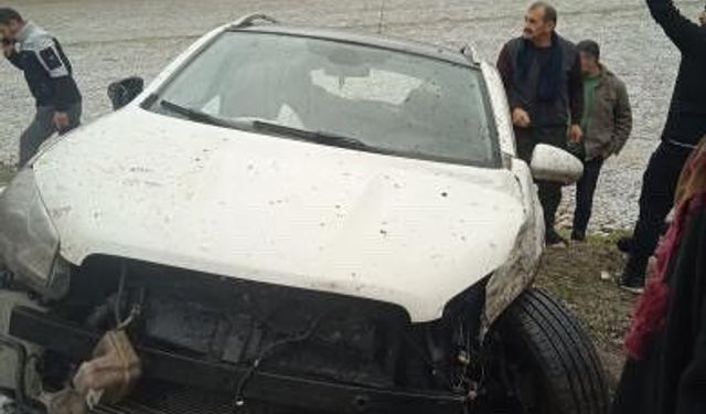 Şanlıurfa’da dolu yağışı kazaya yol açtı