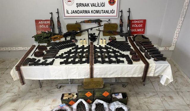 Şırnak’ta cephanelik ortaya çıkarıldı: 23 tutuklama