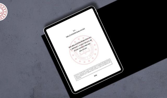 Ortak yazılı sınavlar için kılavuz yayımlandı