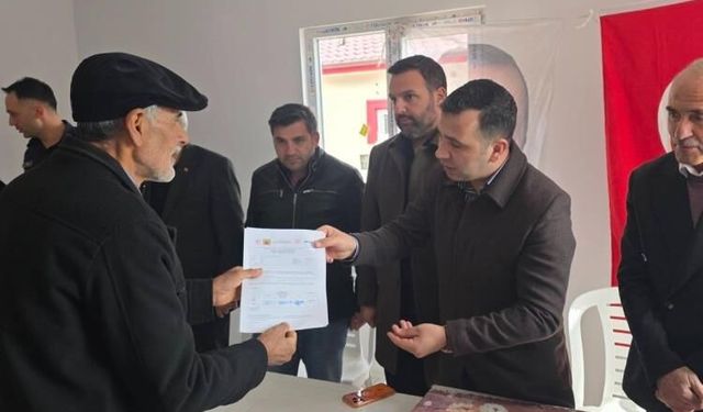 Adıyaman'da deprem konutları hak sahiplerine teslim ediliyor