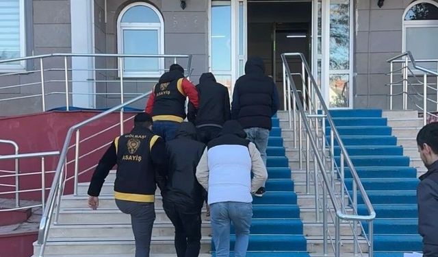 Hırsızlık şüphelisi 4 şahıs tutuklandı