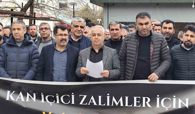 Kahta'da, ABD ve israilin İran'a saldırıları protesto edildi