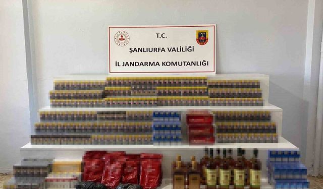 Şanlıurfa'da binlerce paket kaçak sigara ele geçirildi