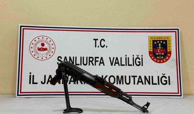 Viranşehir'de uzun namlulu silah ele geçirildi