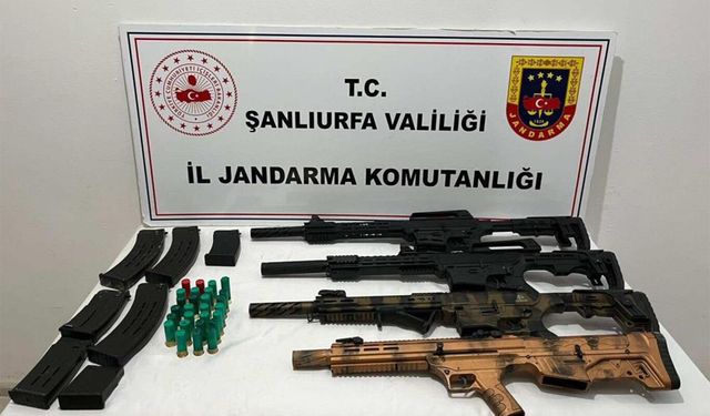 Şanlıurfa’da silah kaçakçılığı operasyonu: 3 gözaltı