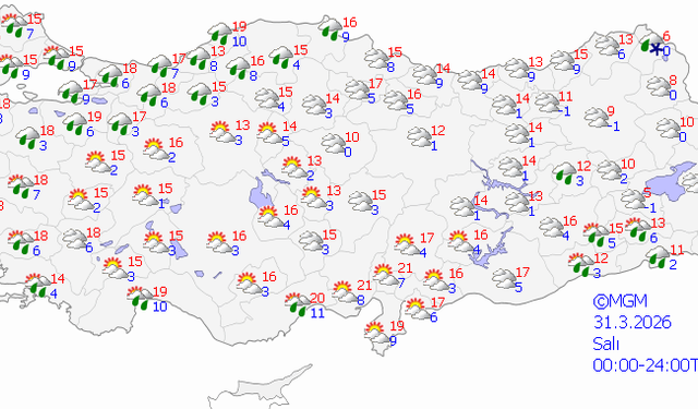 Bingöl'de 3 günlük hava durumu nasıl olacak?
