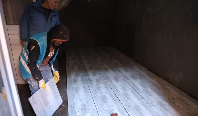 Diyarbakır'da vatandaşın evi "denetimli serbestlik hükümlülerince" onarıldı