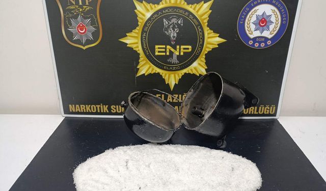 Elazığ’da yolcu otobüsünde metamfetamin ele geçirildi