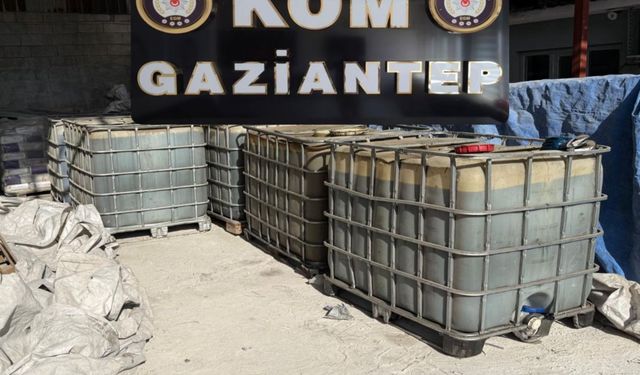 Gaziantep'te kaçak akaryakıt ele geçirildi