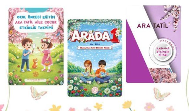 Ara tatil etkinlik kitapları yayımlandı