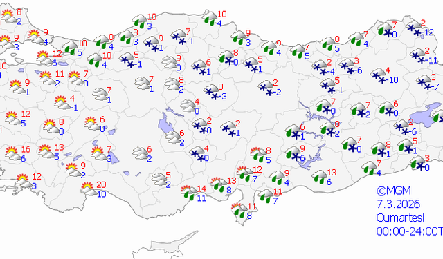 Mardin'de hava soğuyor: Don ve yağış uyarısı