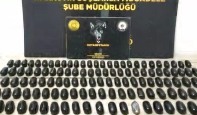 Midelerinde metamfetamin taşıyan 3 şahıs tutuklandı