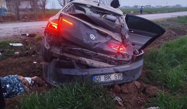 Şanlıurfa'da otomobil şarampole devrildi: 1 ölü, 5 yaralı