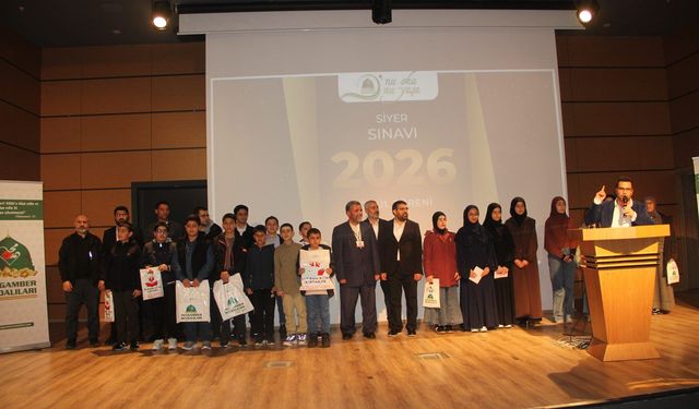 Siyer Yarışması derece sahipleri ödüllerini Gazze’ye bağışladı