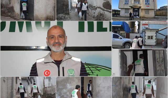 Umut Kervanı Cizre'de Ramazan ayı boyunca yüzlerce aileye umut oldu