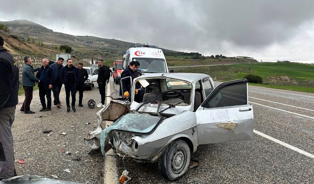 Adıyaman'da trafik kazası: Bir yaralı