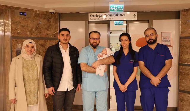 Diyarbakır'da yeni doğan bebek 79 günde 4 ağır ameliyat oldu