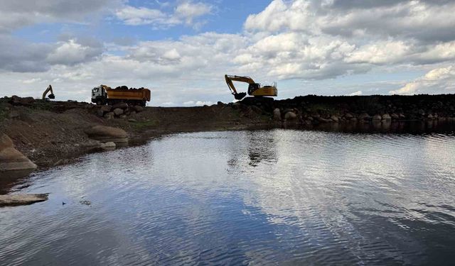 Diyarbakır'daki sulama göleti inşaatı tamamlandı