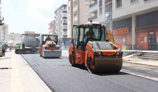 Mardin'de asfalt ve yol yenileme çalışması başlatıldı