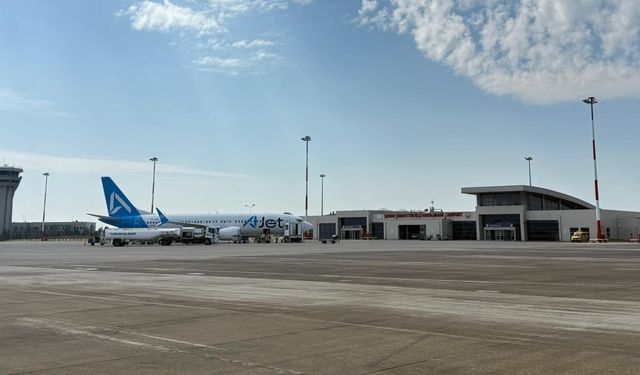 Şırnak'ta mart ayında 47 bin kişi havayolunu kullandı