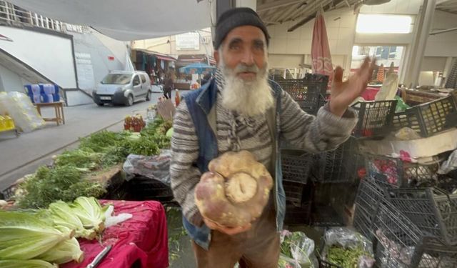 Batman'da 4 kiloluk dev turp görenleri şaşırttı