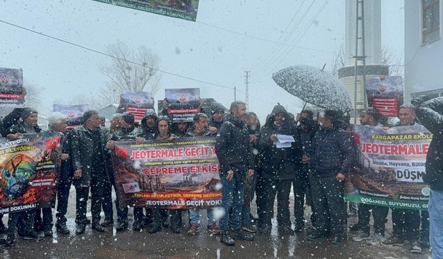 Bingöl Karlıova'da jeotermale tepki