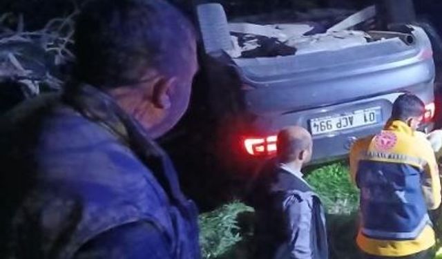 Cizre’de otomobil şarampole devrildi: Aynı aileden 4 yaralı