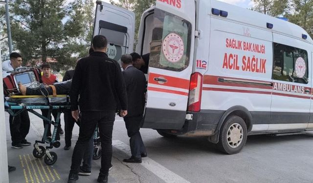 Batman'da kaynak yaparken akıma kapılan vatandaş yaralandı