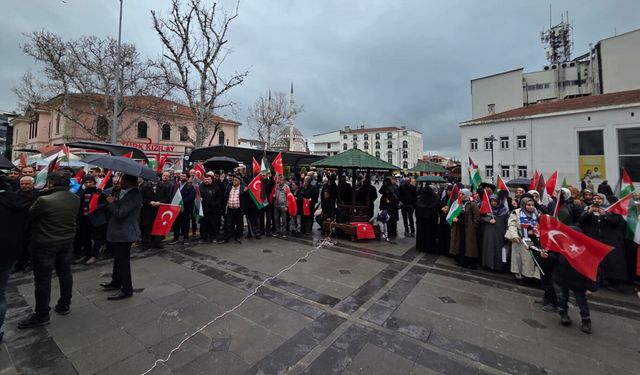 Elazığ’da siyonist rejimin idam kararlarına karşı basın açıklaması düzenlendi