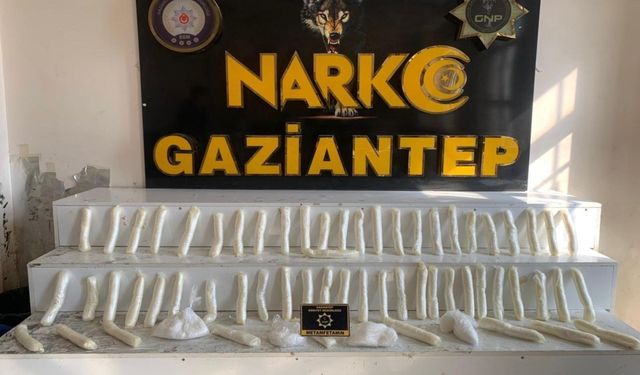 Gaziantep'te narkotik operasyonu: Bir tutuklama