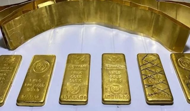 Hatay’da motosiklette 8 kilo kaçak altın ele geçirildi
