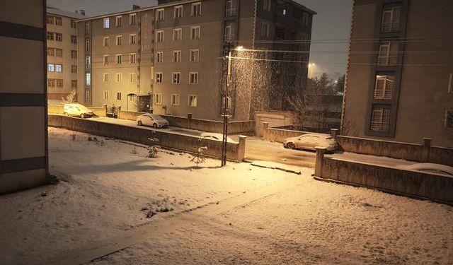 Kars’ta nisan ayının son günlerinde kar etkili oldu