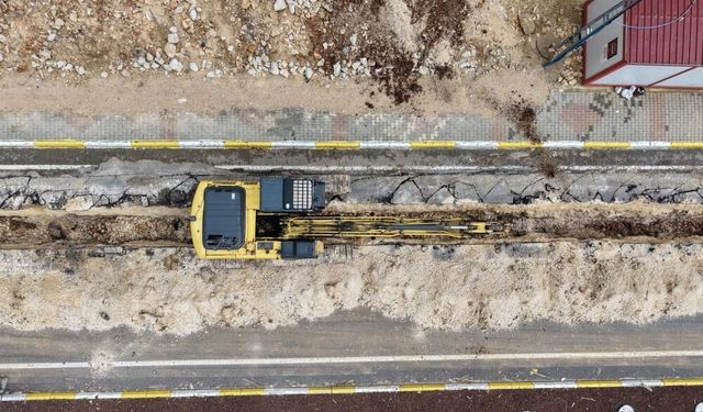 Mardin'in mahallesinde atık su hattı çalışması tamamlandı