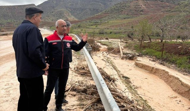 Siirt’te yoğun yağış sonrası tarımsal hasar tespit çalışmaları sürüyor