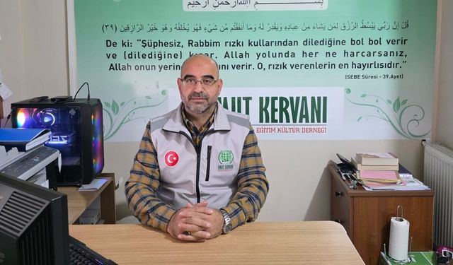 Umut Kervanı Bingöl Dernek Başkanı Gönül: Kurbanınız Umut Olsun