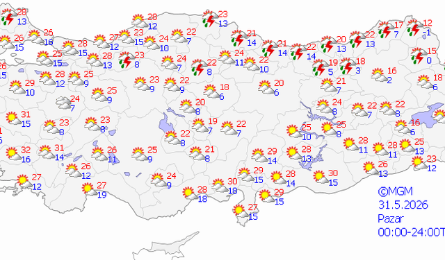 Adıyaman ve ilçelerinde bu pazar hava durumu nasıl olacak?