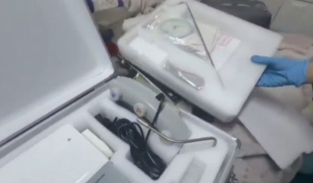 Gaziantep'te ruhsatsız diş muayenehanesine operasyon: 1 tutuklama