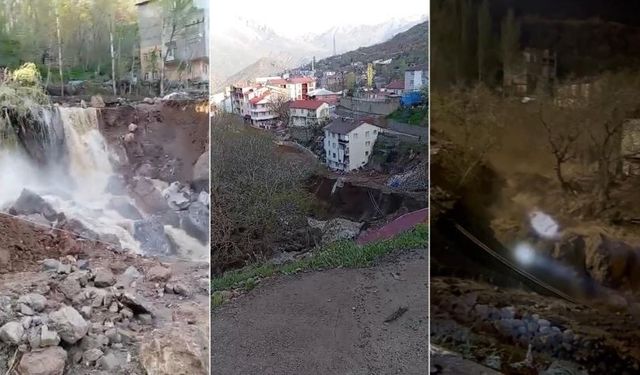Beytüşşebap'ta sel: Dereler taştı, köprüler yıkıldı, 20 ev tahliye edildi