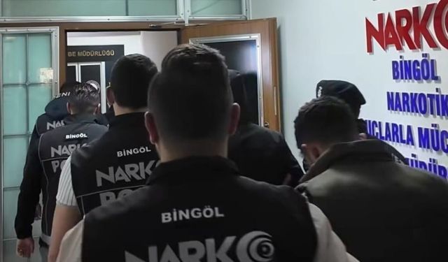 Bingöl’de narkotik operasyonu: 6 tutuklama