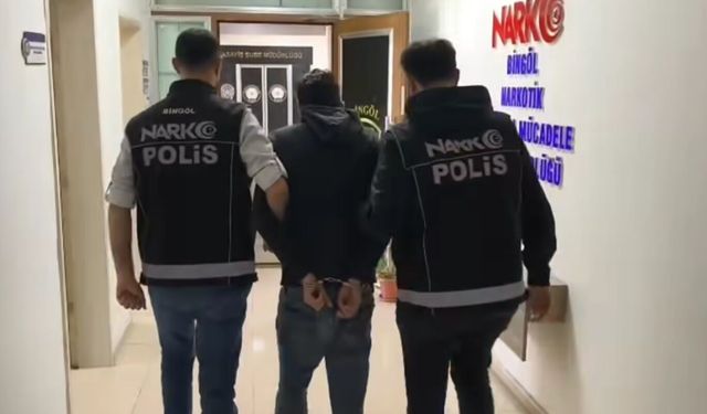 Bingöl'de narkotik operasyonu: Bir tutuklama