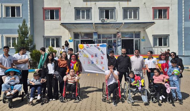 Cizre’de engelli öğrenciler bilim ve sanatla buluştu