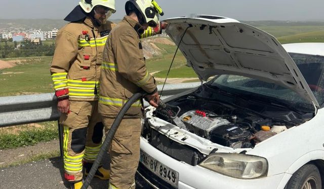 Cizre’de otomobilde gaz kaçağı paniği