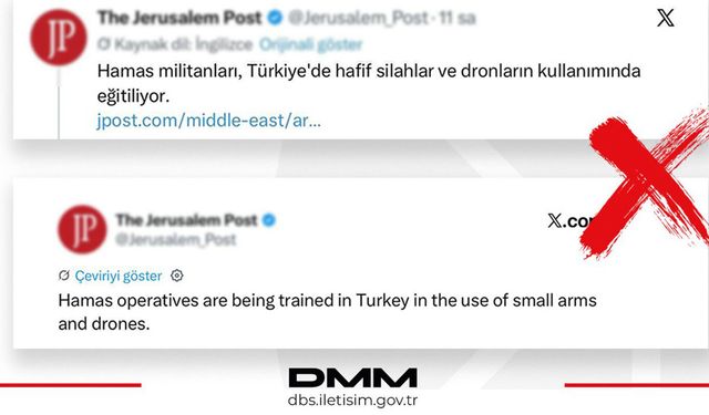 DMM’den "silah ve İHA eğitimi" iddialarına yalanlama
