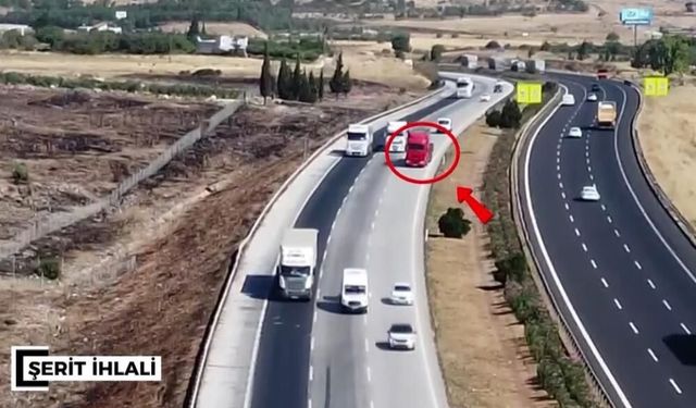 Gaziantep’te dron destekli trafik denetimi: Binlerce araca ceza