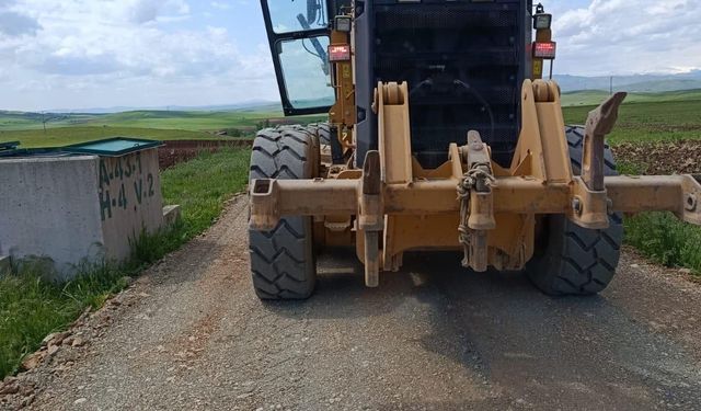 Deveci Köyü’nde stabilize yol çalışması tamamlandı