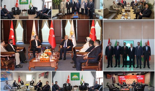 HÜDA PAR siyasi partilerle bayramlaştı