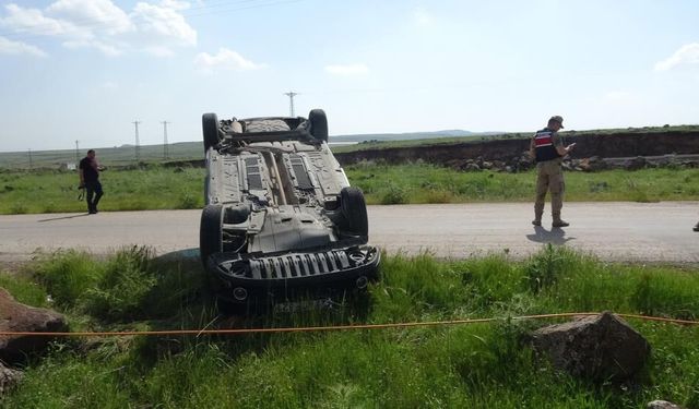 Kilis’te otomobil takla attı: 5 kişi yaralandı