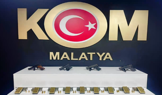 Malatya’da ruhsatsız silah operasyonu: 1 tutuklama
