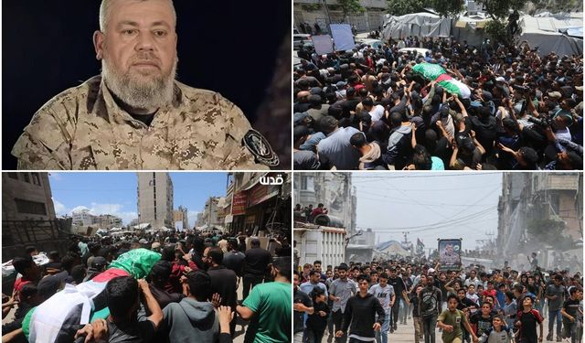 Şehit İzzeddin el-Haddad dualarla defnedildi