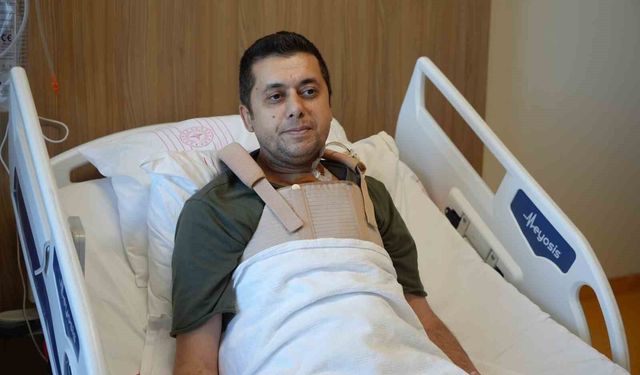 Aortu değiştirilen hasta ameliyatla hayata tutundu